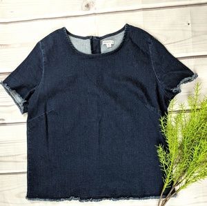 3/$15 Merona | Jean Scoop Neck Blouse